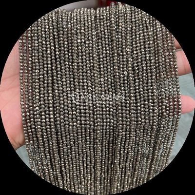 Upgrade Your DIY Jewelry Making with Gems Bead Round Shape and Natural Gemstone Various Natural Crystal Healing Stone Dalmatian Jasper Tourmaline Loose Mini Faceted Bead Strands
