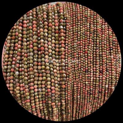 Finest Natural Gemstone Beads Various Crystal Healing Stones Green Aventurine Unakite And More Mini Faceted Loose Bead Strands for Your B2B Needs