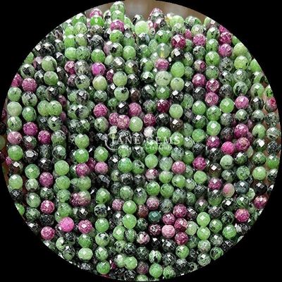 Round Gems Bead The Ultimate Choice for DIY Jewelry Making and Personalized Accessories Various Types Ruby Zoisite Strawberry Quartz Mini Faceted Loose Bead Strands Crystal Healing Stones